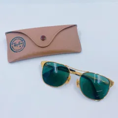 8FM118 Ray-Ban  レイバン サングラス シグネット B&L社製（ヴィンテージ要素）サングラス ユニセックス メタル ゴールド 中古