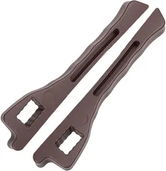 dack-in シートクッション 車 収納 車隙間収納 座席 隙間埋め 隙間クッション シートサイドポケット カー用品 運転席 助手席 2個 茶( 茶（左右セット）)