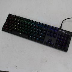 499)【美品】HyperX Alloy FPS RGB ゲーミングキーボード ゲーマー向け USB充電ポート LEDバックライト HX-KB1SS2-US
