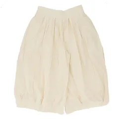 ☆ アイボリー ☆ Mサイズ ☆ dgy デコカンパニー 綿100％ ツイルタックパンツ dgy パンツ D5810 ディージーワイ フレアパンツ レディース 綿 コットン ウエストゴム らく 春 秋 春夏 大人 ゆったり 大きいサイズ 体型カバー