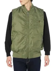 M_V.GREEN [アルファインダストリーズ] アウター MA-1 ダウンベスト TA1687 メンズ V.GREEN