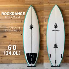 美中古 ROCKDANCE ロックダンス サーフボード 6'0 PU  ショートボード 34.0L オールラウンド パフォーマンス