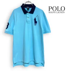 POLO RALPH LAUREN ポロ ラルフローレン ビッグポニー ポロシャツ ブルー ネイビー