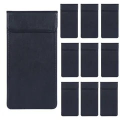 伝票ホルダー レザー 伝票クリップ 伝票バインダー 高級 オーダーバインダー 合皮 飲食店 黒 (10) [10]