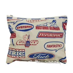 ヒステリックグラマー HYSTERIC GLAMOUR 00S ヒスガールプリントリップストップナイロンポーチ レディース 表記無 のサムネイル