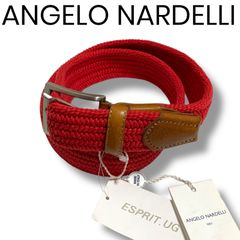 ANGELO NARDELLI アンジェロ・ナルデッリ レッド ベルト 綿混 タグ付き 05598 メンズカジュアル 000947H