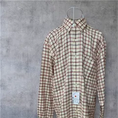 dunhill ダンヒル 長袖シャツ 高品質コットン100% チェック柄 ポルトガル製 Lサイズ 新古品タグ付 アルフレッドダンヒルジャパン あたたかみ 冬 🍀いつもありがとうございます🍀