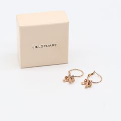 JILLSTUART K10YG リボン ダイヤ ピアス - メルカリ