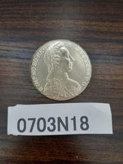 マリア・テレジア 1ターレル銀貨 1780年 リストライク オーストリア
