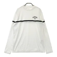 サイズ：LL CALLAWAY キャロウェイ  モックネック長袖Tシャツ  ホワイト系 [240101466819] ゴルフウェア メンズ ストスト