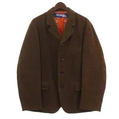 ジュンヤワタナベマン JUNYA WATANABE MAN テーラードジャケット ブレザー ペイズリー柄 茶系 ブラウン WK-J019 AD2003 マルチカラー Mのサムネイル