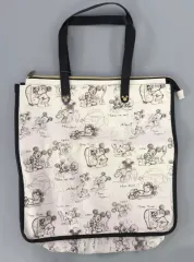 【中古】雑貨 総柄(スケッチ風デザイン) トートバッグ 「ディズニー」 東京ディズニーリゾート限定