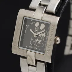 稼働 良品  ディズニー ミレニアム QZ キャラクター文字盤 ミッキーマウス メンズ/レディース腕時計 2000000 NSK SRR