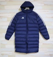 新品 定価26400円 XL, 2XL,3XLサイズ　アディダス　adidas メンズ ティロ 23 リーグ ロングダウンジャケット ロングコート　ベンチコート　ネイビー