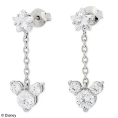 Disney Disney シルバー ピアス 彼女 レディース 女性 誕生日 記念日 ギフトラッピング ディズニー Disneyzone 送料無料 プレゼント クリスマスプレゼント