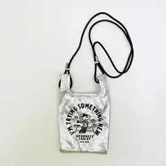スヌーピー ミニショルダーバッグ シルバー PEANUTS 75th ROOTOTE ルートート コラボ SNOOPY