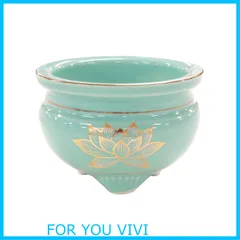 青磁 汝窯 玄紋三足香炉 古玩 中国美術 唐物 擺件 SN