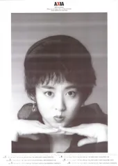 斉藤由貴 ポスター 斉藤由貴 NEC BIG壁掛けポスター 昭和レトロ 80s メタリック