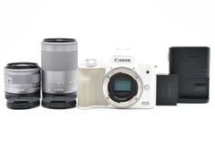 ☆良品☆ Canon キャノン EOS Kiss M ダブルズームレンズキット