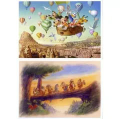 【中古】原画イラストボード 読売新聞 2022年 額絵シリーズ ディズニーキャラクターアートコレクション第4集