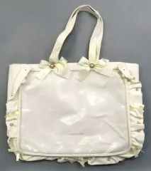 【中古】バッグ ホワイト A4フリルデザイン 痛バッグ用トートバッグ 5周年ver