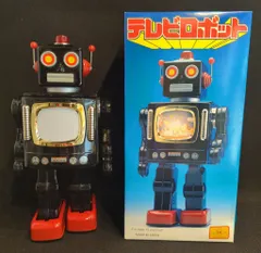 【希少・作動確認済】メタルハウスのロボットシリーズ　ニューテレビロボット　ブリキ Amazon.co.jp: 希少・動作品テレビロボット メタルハウス ブリキ