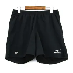 ミズノ ショートパンツ ハーフパンツ スポーツウエア 大きいサイズ ボトムス メンズ XOサイズ ブラック系 Mizuno 【中古】
