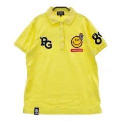 サイズ：2 PEARLY GATES パーリーゲイツ  半袖ポロシャツ ニコちゃん KUYH  イエロー系 [240101231215]# ゴルフウェア レディース ストスト