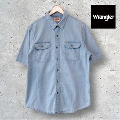 ラングラー　Wrangler　半袖　デニムシャツ　サイズL