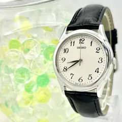 【美品/新品電池】SEIKO セイコー メンズ 腕時計 シルバー 7N01-7141 491255 新品ベルト