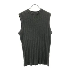 ビームス 日本製 コットン ニットベスト L グレー BEAMS メンズ