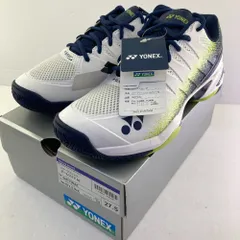 03wm15192/【未使用品】27.5㎝ YONEX ヨネックス メンズテニスシューズ パワークッションチームワイド AC. SHTTWAC ローカットオールコート用/POWER CUSHION WIDE AC/ホワイト/ライム