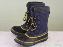 P734 キッズ L.L.ビーン スノーブーツ ウィンターブーツ 青系 Kids3 21.5cmのサムネイル
