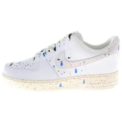 NIKE (ナイキ) AIR FORCE1 07 LV8 PAINT SPLATTER エアフォース1 ペイント スプラッター ローカットスニーカー ホワイト US10.5/28.5cm CZ0339-100