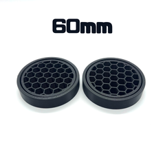 受け皿　2個　黒 【シンプル】【60mm】 / 3Dプリンター受け皿 円形