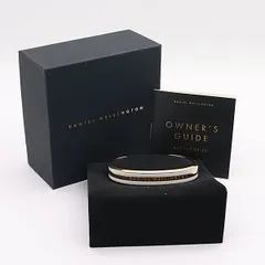 良品 ダニエルウェリントン バングル ブレスレット FSRW01 ピンクゴールド×白 KYM