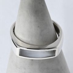 【研磨済】STARJEWELRY シェル リング 指輪 10号 シルバー925 美品