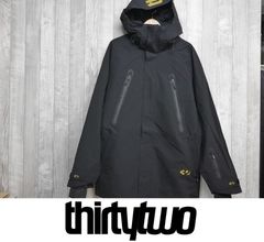 【新品:SALE】25 ThirtyTwo DEEP CREEK PARKA JACKET - Lサイズ - BLACK 正規品 スノーボード ウェア ジャケット
