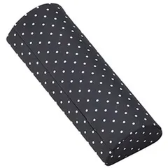 【 新品 未開封 】 名古屋眼鏡 メガネケース メタルハード [MS] ブラックドット 2955ー01 未使用 送料無料