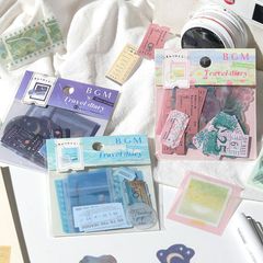 BGM トレシングペーパ フレークシール Flake seal bgm_bs-tf001_008set 全8柄セット 再入荷  ビージーエム