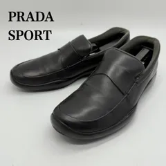 【希少】プラダスポーツ　レザースニーカー ローファー　黒　ベルクロ　39 PRADA SPORTS プラダ ローファー スニーカー PRADA - 【希少