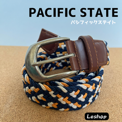 PACIFIC STATE パシフィックステイト 編みこみベルト/メンズ/フリーサイズ