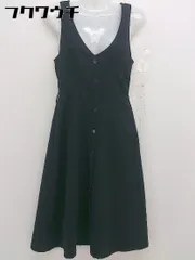 ◇ MAJESTIC LEGON マジェスティックレゴン ノースリーブ 膝丈 ワンピース サイズS ブラック レディース  【中古】 【1111050007693】のサムネイル