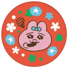 【中古】バッジ・ピンズ レッド 「おぱんちゅうさぎ 刺繍缶バッジコレクション2」