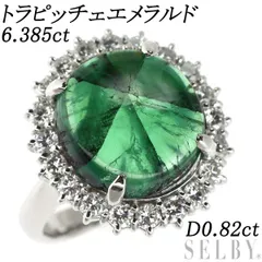 高品質トラピッチェエメラルド0.57ct【コロンビア】☆レア高彩度・対称