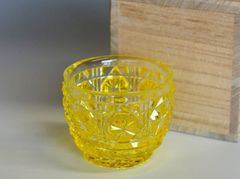 島津薩摩切子 色被せガラス 盃 小鉢 ガラス 置物 レトロ - メルカリ