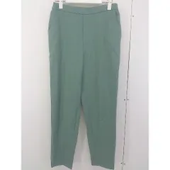 ◇ BEAUTY&YOUTH ビューティ&ユース UNITED ARROWS ウエストゴム イージーテーパードパンツ サイズM グリーン レディース  【中古】 【1206060004791】