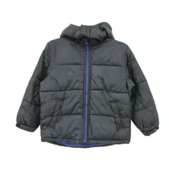 ギャップキッズ 中綿ジャケット ジャンパー アウター パーカー キッズ 男の子用 130サイズ ブラック GAP kids 【中古】