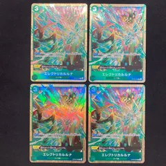 ワンピース エレクトリカルルナ OP08-036 R プレミアムカードコレクション ベストセレクション プロモ パラレル 4枚セット A001