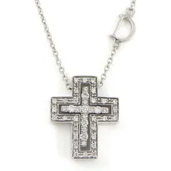 ダミアーニ DAMIANI ネックレス ベルエポック XXS クロス ダイヤモンド K18WG 【中古】のサムネイル